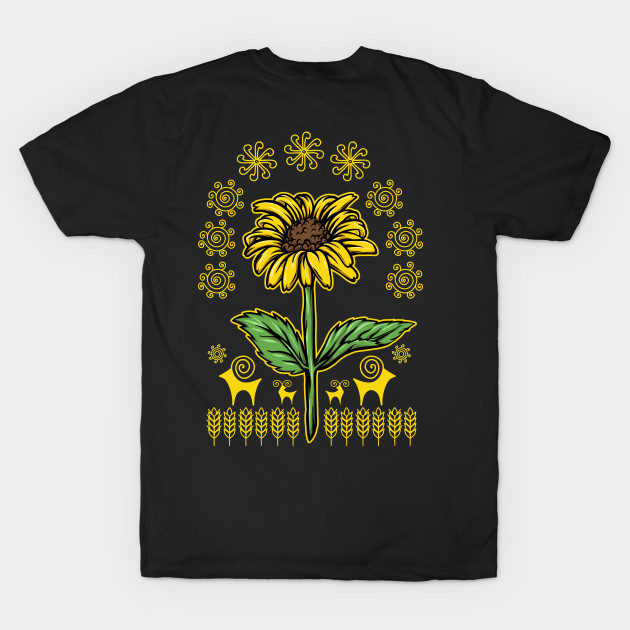 Ukrainian Ethnic-SUNFLOWER by Myartstor 